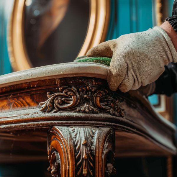 carpenter-polishing-restored-table-carpenter-polishing-restored-table